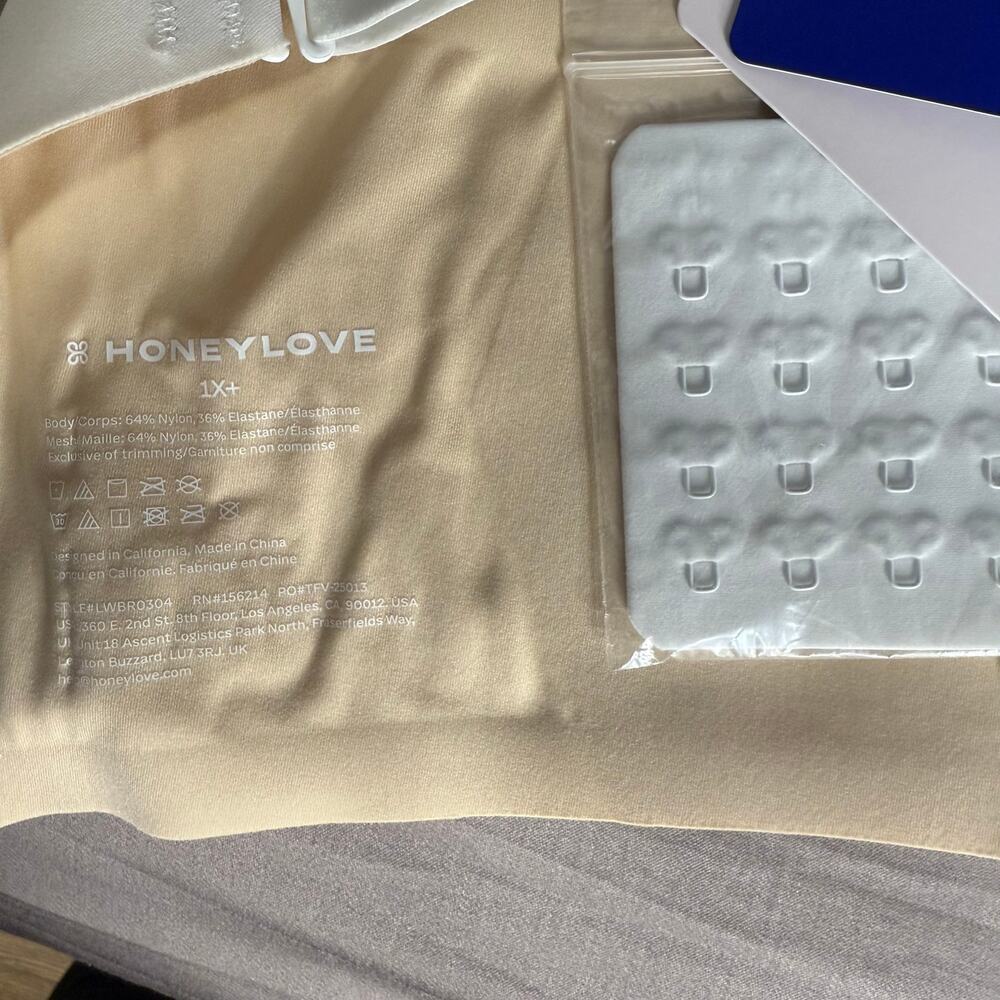 Honeylove Liftwear Crossover Bra, Astral, 1x+ - Picture 5 of 6